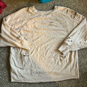 Distressed Aerie Sweatshirt